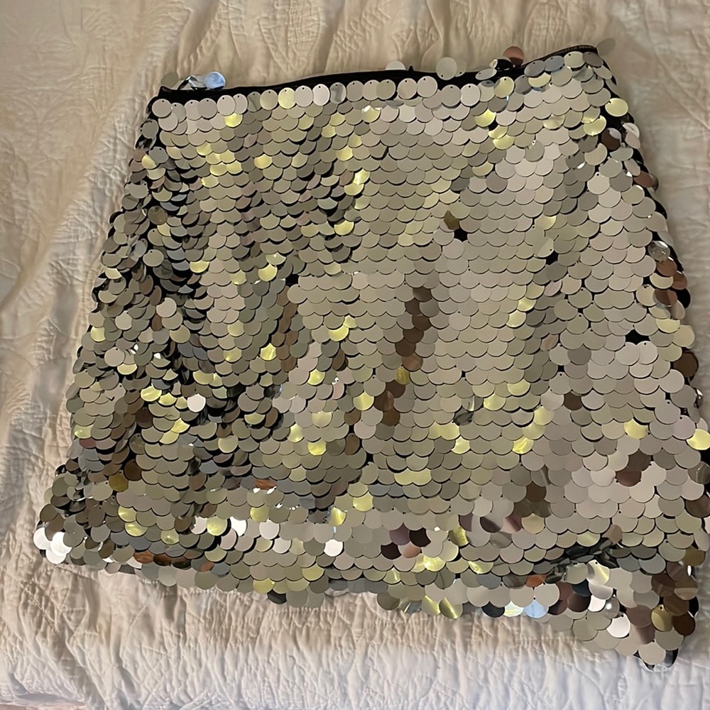 NWT nasty gal sequin skirt